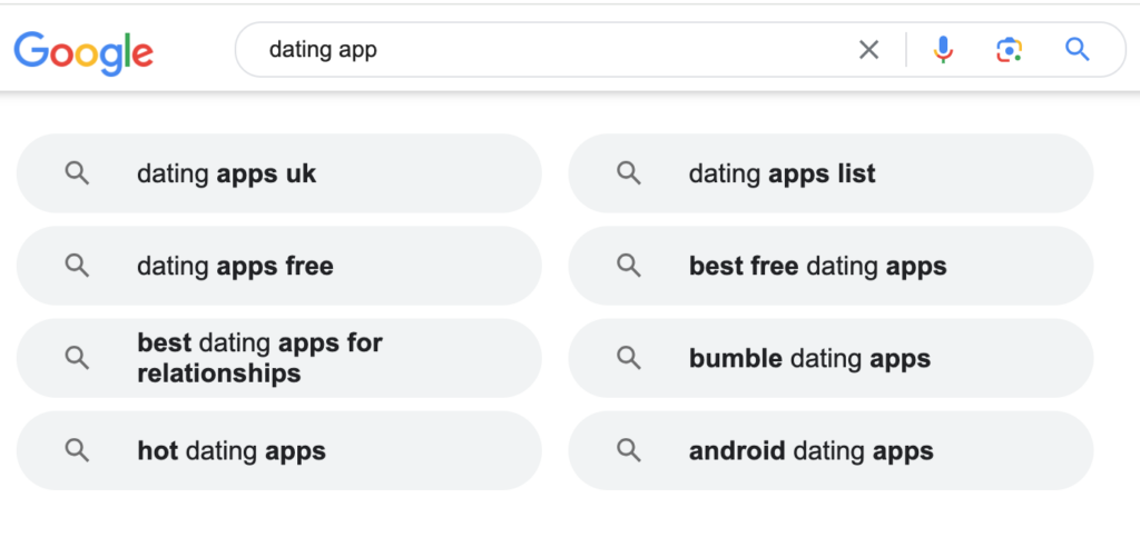 Dating app – Searches related to