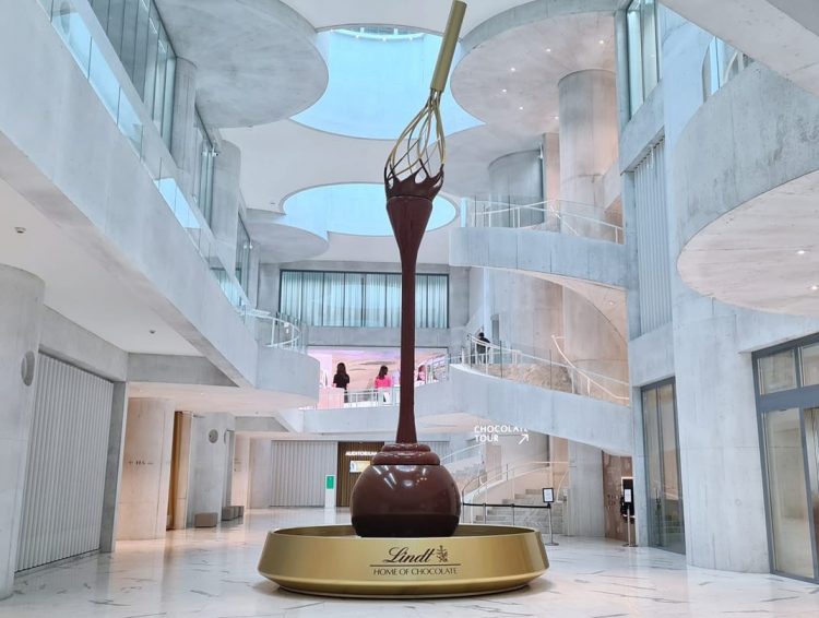 Zurich's 30-foot Chocolate Fountain for couples to travel