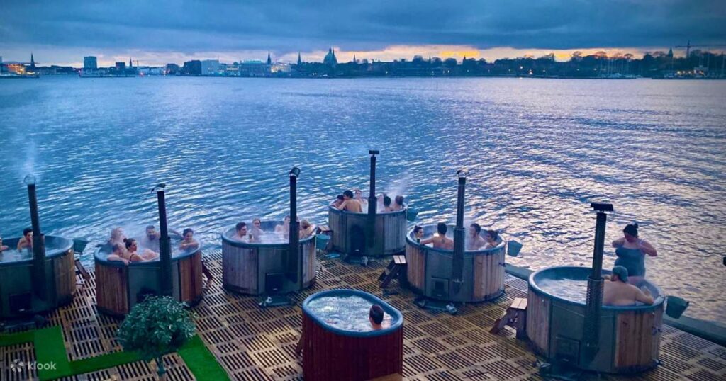 Copenhagen's Harborside Hot Tub for couples to travel - best vacation spots for couples