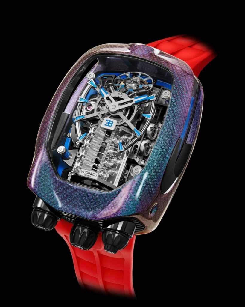 Bugatti Chiron wristwatch for men in titanium