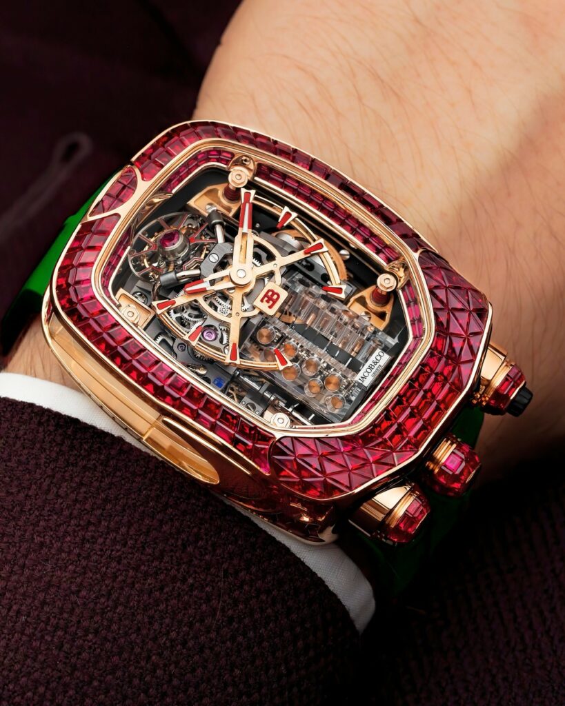 Bugatti Chiron Tourillon Rubies